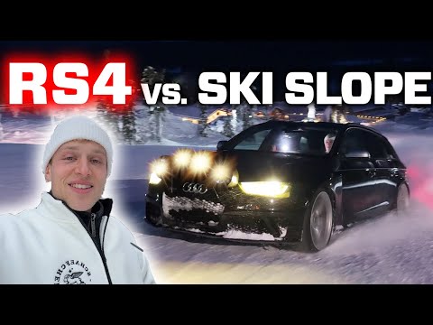 AUDI RS4 B8 QUATTRO VS. SKISLOPE + WORST (BEST) RECOVERY MISSION EVER