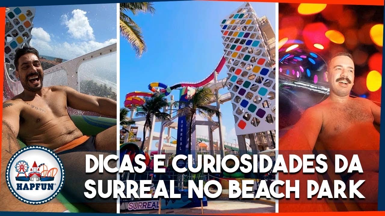 Andamos na montanha-russa aquática MAIS ALTA DO MUNDO! SURREAL: a novidade do BEACH PARK | Hapfun