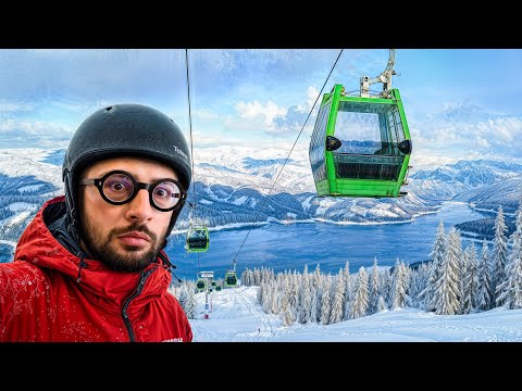 Am crezut că stațiunea asta e Photoshop  | Snowboarding la Transalpina