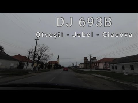 DJ 593B Otvesti - Jebel - Ciacova (Februarie 2024)