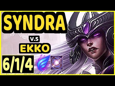 SERTUSS (SYNDRA) vs EKKO - 6/1/4 KDA MID CHALLENGER GAMEPLAY - EUW
