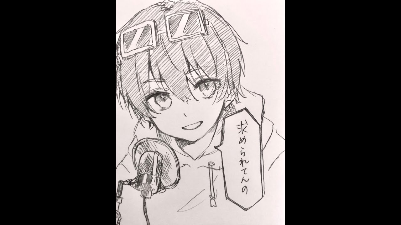 ポケカメン様の【炎上ハンター】描きました🔥