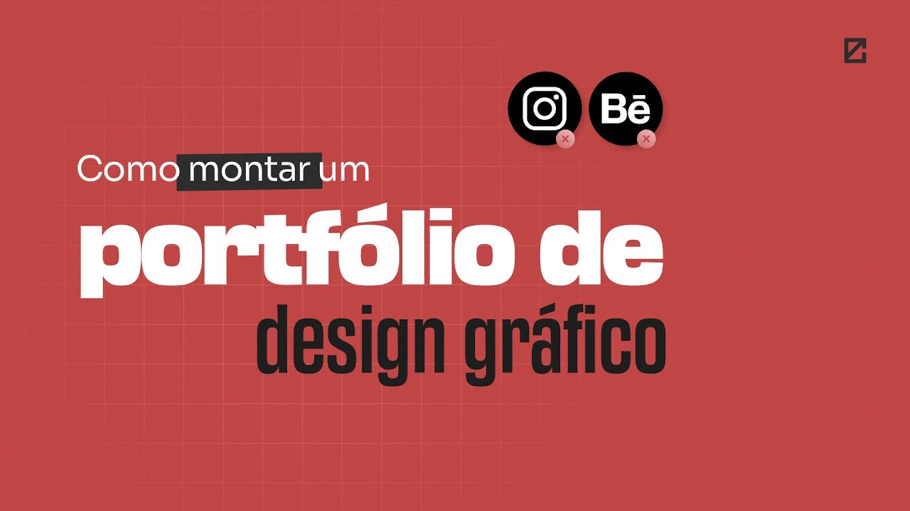 Como montar um PORTFÓLIO para DESIGN GRÁFICO | Escola Casa