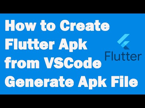 How to Create Flutter Apk from VSCode | Sign Apk | Generate Apk