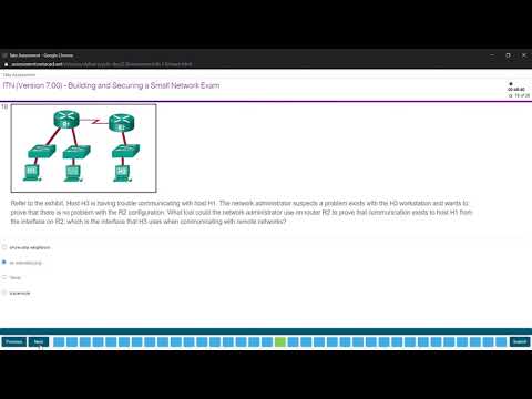 Modules 16 - 17: Building and Securing a Small Network Exam