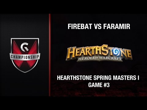 Firebat vs Faramir - GC's 2015 Hearthstone Spring Masters I (Game #3)