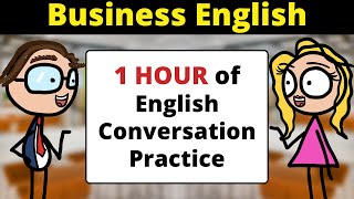 1 HOUR of Leveled Business English Conversation Practice | Improve Speaking Skills