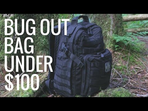 Making A Budget Bug Out Bag Under $100 - Amazon Survival Bag 2018