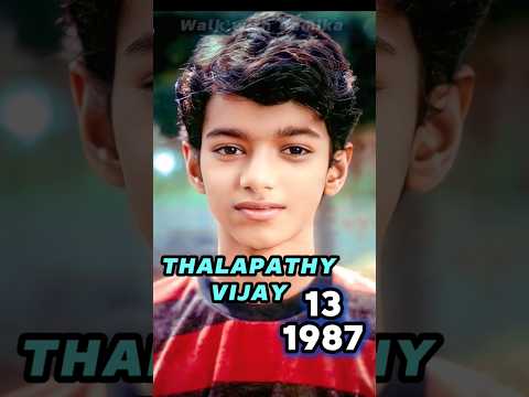 THALAPATHY VIJAY Age transformation (1984-2025) #thalapathyvijay life journey evolution #southstar