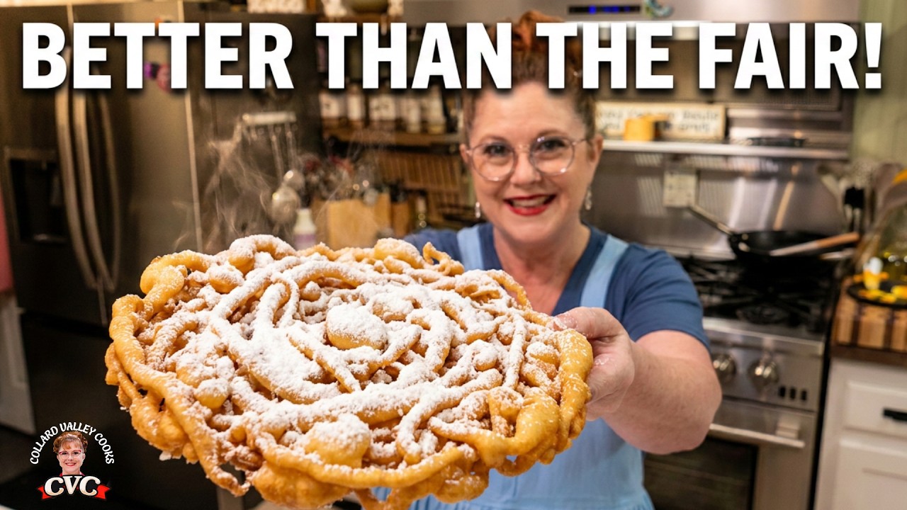 How to Make Real Fair-Style Funnel Cakes at Home (Easy Recipe)