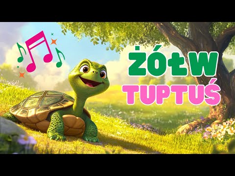 🐢 PIOSENKA O ŻÓŁWIU 🐢 "Żółw Tuptuś" Piosenka dla dzieci 🎶