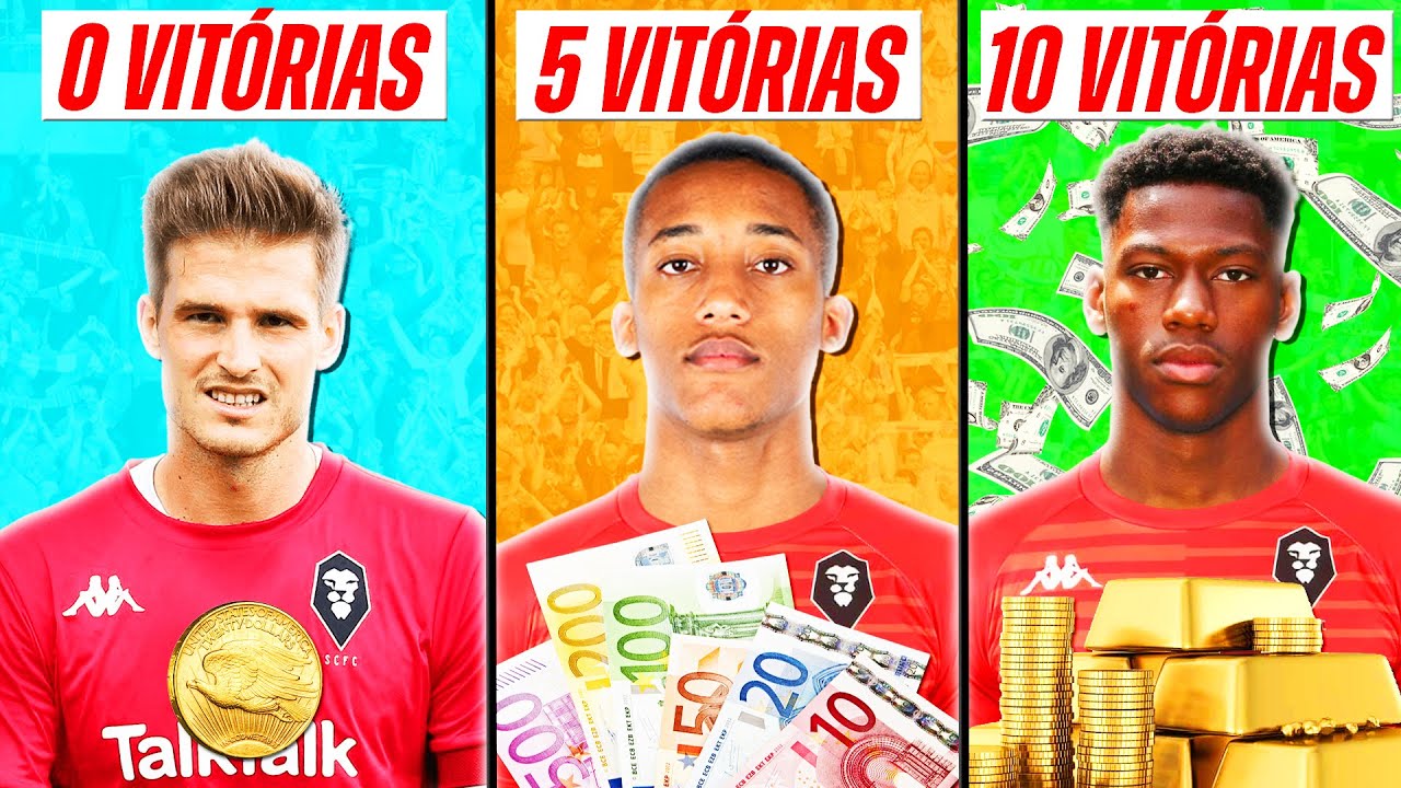 Modo Carreira SEM DINHEIRO mas cada vitória deixa MAIS RICO