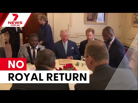 King Charles rules out Harry's royal return | 7NEWS