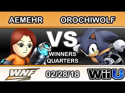 WNF 1.4 - AEMehr (Mii Gunner) Vs. orochiwolf (Sonic) Winners Quarters - Smash 4