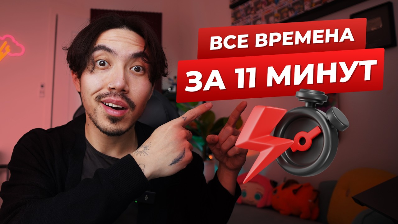 ЛЕГКО выучи ВСЕ ВРЕМЕНА в АНГЛИЙСКОМ за 11 минут | ПРОСТЫМ языком с ПРИМЕРАМИ