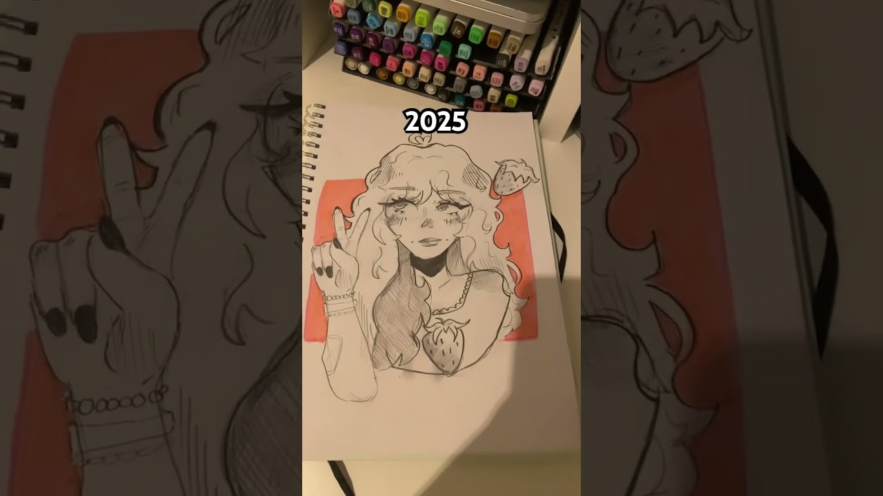 Let me know if i improved!! 💓 #art #artist #oc #sketchbook #drawing