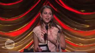 2014 XBIZ Awards - Riley Reid Wins 'Female Performer of the Year' Award