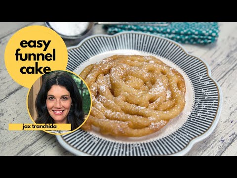 Funnel Cake Made EASY With Pancake Mix