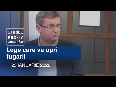 PRO TV News (13:00) | LAW THAT WILL STOP FUGITIVES | Moldova