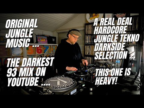 THE ROUGHEST 92 93 UK Darkside Jungle Techno Mix On YouTube – For The Heads | ORIGINAL JUNGLE!
