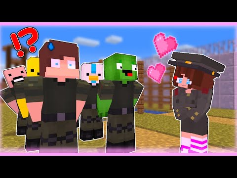 MAIZEN - JJ & Mikey in ARMY CAMP 2!? - Minecraft Animation JJ & Mikey