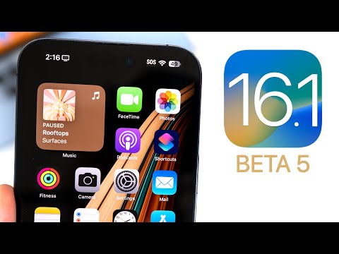 iOS 16.1 Beta 5 Released - What's New?