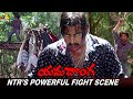 NTR S Powerful Climax Fight Scene Yamadonga Mohan Babu Priyamani Telugu Action Scenes