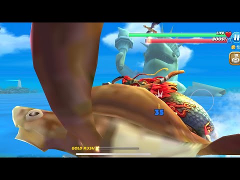 Eat all the Giant Turtles 🐢! Daily Challenge - Hungry Shark World