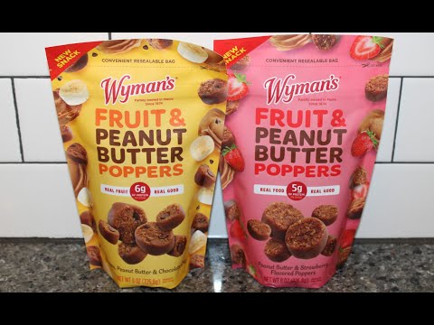 Wyman’s Fruit & Peanut Butter Poppers: Banana & Strawberry Review