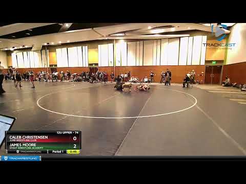 12U Boys 74 Caleb Christensen Juab Wrestling Club Vs James Moore Stout Wrestling Academy