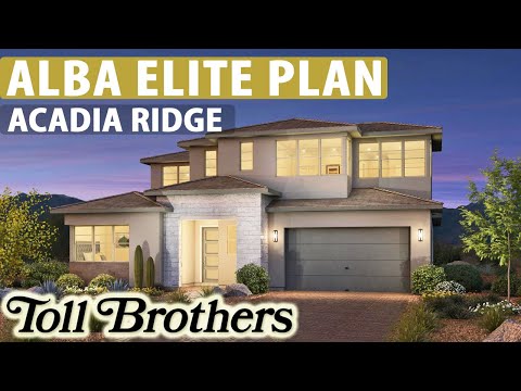 Exquisite Alba Elite Plan at Acadia Ridge in Summerlin - Toll Brothers