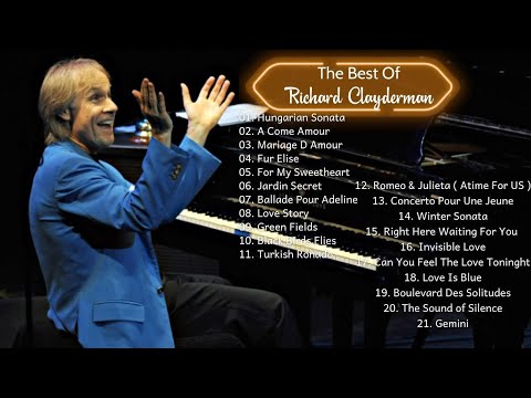 Richard Clayderman Greatest Hits  Best Songs Of Richard Clayderman GRANDES EXITOS PIANO RELAX