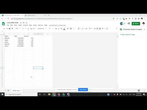 Google Sheets: Lock Cell After Edit