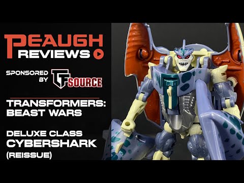 Video Review: Transformers Beast Wars - Deluxe CYBERSHARK (2022 Reissue)