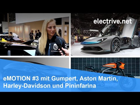 eMOTION #3 mit Gumpert, Aston Martin, Harley-Davidson und Pininfarina