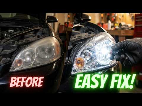 Chevy Impala headlight and Bulb Change!