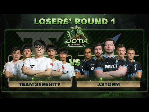 Serenity vs J.Storm Game 1 - Dota Summit 10: Losers' Round 1