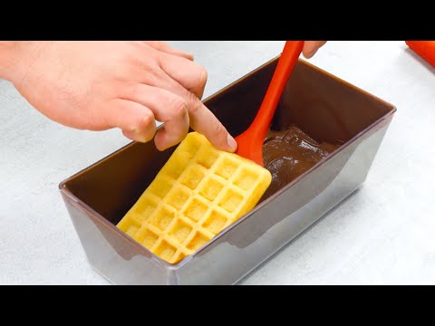 Make 10 Waffles & Surprise Your Friends With A Giant Candy Bar