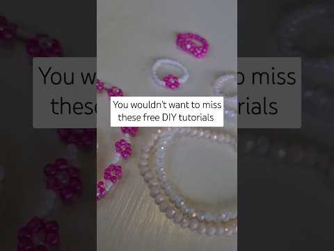 Easy Peasy 🫛 Tutorials Coming Jewellery Making on Holiday Pink Beaded Jewelry Beads How to Bead DIY