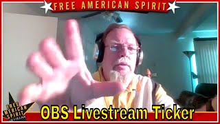 YouTube Ticker Tape Other Live Stream Tips for OBS Software  Shoutout to Nick Nimmin Tuber Tools