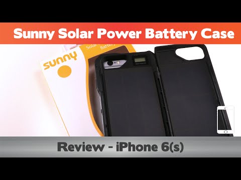 Sunny Solar Case Review  - iPhone 6s Battery cases