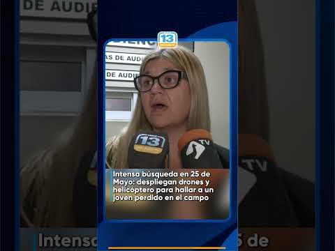 Intensa búsqueda en 25 de Mayo: despliegan drones para hallar a un joven perdido en el campo
