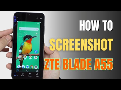 How to Take Screenshot ZTE Blade A55