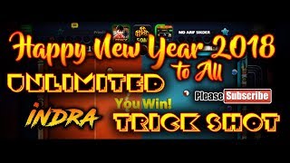 8 Ball Pool Trick Shots | UNLIMITED | HNY 2018 | INDRA