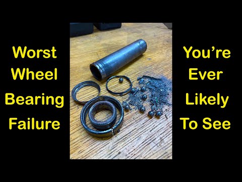 Delboy's Garage, "The most Destroyed Wheel Bearing I've Ever seen" !