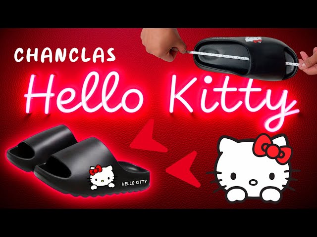 Vídeo relacionado con Chanclas Hello Kitty para niños Sandalias cómodas y antideslizantes de Hello Kitty Diseño Divertido