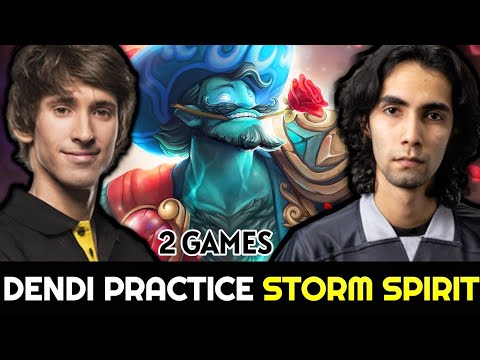 DENDI hard practice SUMAIL Signature Hero Storm Spirit 7.28 Dota 2