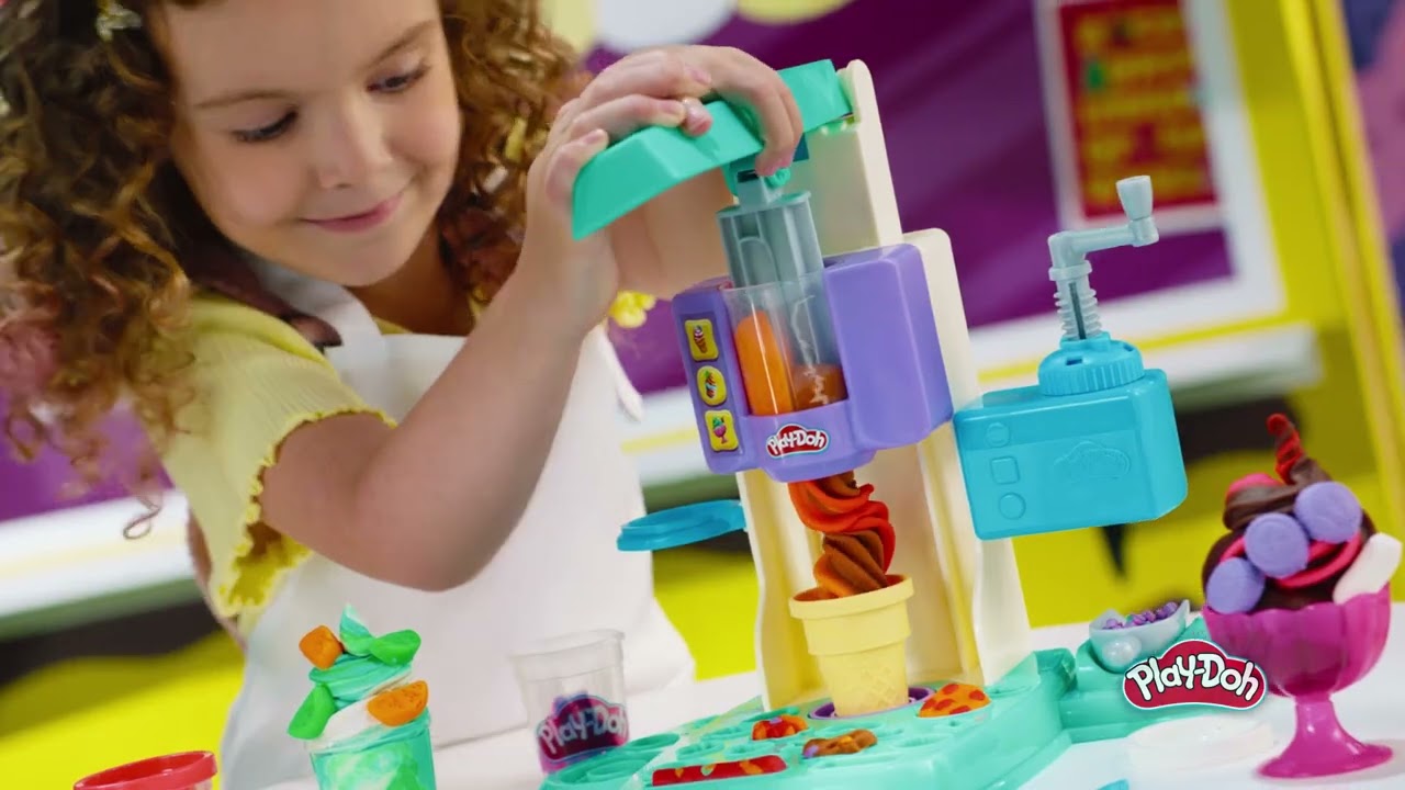 Play-Doh: Fodrászszalon 6 tégely gyurmával - Hasbro videó