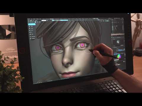 Sculpt a Character in 5 minutes | Tracer Over watch | Blender 3D Animation |