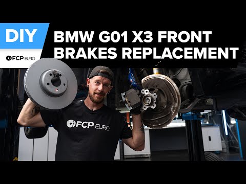 BMW X3 Front Brake Rotor & Pad Replacement DIY (2018-2024 BMW G01 X3, G02 X4, M40i)